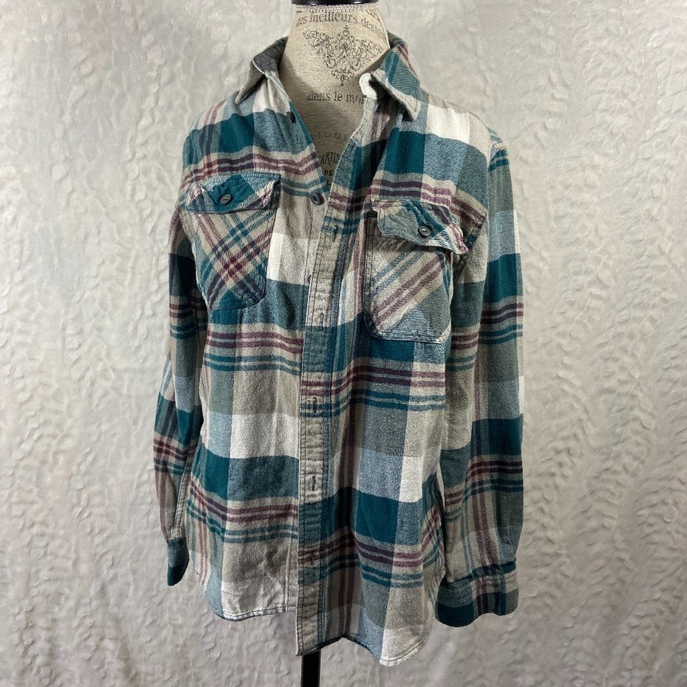 Mossimo Supply Co Flannel Plaid Athletic Fit Button Down